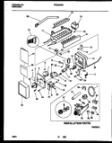ICE MAKER AND INSTALLATION PARTS Diagram and Parts List for FRS22WNBW0  Frigidaire Refrigerator
