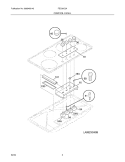 CONTROLS Diagram and Parts List for FEC36C2AQD  Frigidaire Cooktop