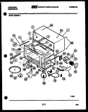 BODY PARTS Diagram and Parts List for MC830L1  Frigidaire Microwave
