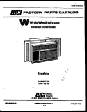 CABINET AND INSTALLATION PARTS Diagram and Parts List for AC088K7B3  Frigidaire Air Conditioner