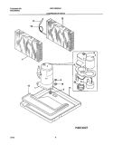 COMPRESSOR PARTS Diagram and Parts List for WAS180K2A2  Westinghouse Air Conditioner