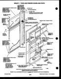 Part Location Diagram of 8009825 Frigidaire COVER, FAN