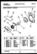 AIR HANDLING PARTS Diagram and Parts List for MH418H2SB  Kelvinator Air Conditioner