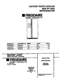 COVER Diagram and Parts List for FRS22ZRGB1  Frigidaire Refrigerator