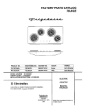 COVER Diagram and Parts List for FEC36C2ASA  Frigidaire Cooktop