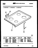 COOKTOP PARTS Diagram and Parts List for CEC2M4WSAD  Gibson Range