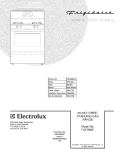 COVER Diagram and Parts List for FGFB66ECG  Frigidaire Range