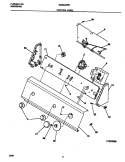 CONTROL PANEL Diagram and Parts List for GWX233RBS3  Gibson Washer