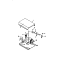 DOOR LATCH MECHANISM Diagram and Parts List for REM638ML7  Frigidaire Range