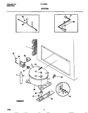 SYSTEM Diagram and Parts List for TFC18M6EW0  Tappan Freezer