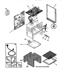BODY Diagram and Parts List for 30-2232-00-04  Tappan Range