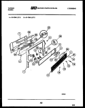 BACKGUARD Diagram and Parts List for 31-3348-23-05  Tappan Range