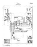WIRING DIAGRAM Diagram and Parts List for FEF366CSB  Frigidaire Range