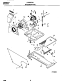 P17B0022 DRY MTR, BELT Diagram and Parts List for GLSE62RFW0  Gibson Washer Dryer Combo