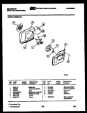 AIR HANDLING PARTS Diagram and Parts List for MH208G1QA  Kelvinator Air Conditioner