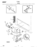 SYSTEM Diagram and Parts List for TFC25M6AW3  Tappan Freezer