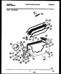 CHEST FREEZER PARTS Diagram and Parts List for MFC13M3BW0  Frigidaire Freezer