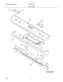 BACKGUARD Diagram and Parts List for FPDS3085KFE  Frigidaire Range