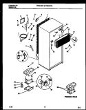 SYSTEM AND AUTOMATIC DEFROST PARTS Diagram and Parts List for FPGS19TIAL0  Frigidaire Refrigerator