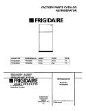 COVER Diagram and Parts List for FRT22QRGD1  Frigidaire Refrigerator