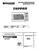 COVER Diagram and Parts List for TMT104U1S0  Tappan Microwave