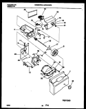 ICE DISPENSER Diagram and Parts List for MRS22WRAW0  Frigidaire Refrigerator