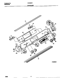 BACKGUARD Diagram and Parts List for FED355CCSE  Frigidaire Range