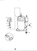Part Location Diagram of A415773 Frigidaire COMPRESSOR