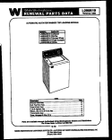 COVER Diagram and Parts List for AH153K2A1  Frigidaire Air Conditioner
