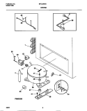 SYSTEM Diagram and Parts List for MFC20M4BW5  Frigidaire Freezer