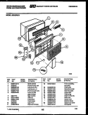 CABINET PARTS Diagram and Parts List for AS18EP2K1  Frigidaire Air Conditioner