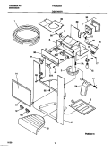 ICE DISPENSER Diagram and Parts List for FRS26ZXHD2  Frigidaire Refrigerator