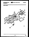 ICE MAKER PARTS Diagram and Parts List for RT195MCW0  Frigidaire Refrigerator