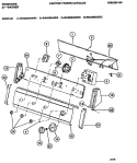 CONSOLE & CONSOLE CONTROLS Diagram and Parts List for WA6500ADD3  Frigidaire Washer