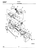 ICE CONTAINER Diagram and Parts List for FRT26XGCW3  Frigidaire Refrigerator