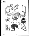 BODY PARTS Diagram and Parts List for FEF322CASB  Frigidaire Range