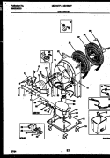 UNIT PARTS Diagram and Parts List for MDH50TF1  Frigidaire Dehumidifier