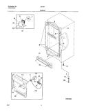 CABINET Diagram and Parts List for ER1411  Frigidaire Freezer