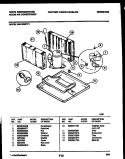 SYSTEM PARTS Diagram and Parts List for WAH106P1T1  Frigidaire Air Conditioner