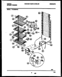 SYSTEM AND ELECTRICAL PARTS Diagram and Parts List for TFU12M0AW2  Tappan Freezer