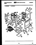 BODY PARTS Diagram and Parts List for GF780KXW1  Frigidaire Range