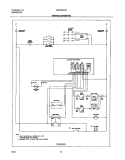 WIRING SCHEMATIC Diagram and Parts List for FGFB55ASC  Frigidaire Range