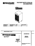 COVER Diagram and Parts List for MDDQ50FG1  Gibson Dehumidifier