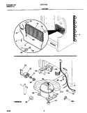 SYSTEM Diagram and Parts List for CFU17F3HW1  Frigidaire Freezer