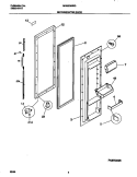 REFRIGERATOR Diagram and Parts List for MRS20WRGD2  Frigidaire Refrigerator