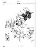 UNIT PARTS Diagram and Parts List for HDH25E  Frigidaire Dehumidifier