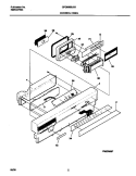 CONTROL PANEL Diagram and Parts List for GPDB998JC0  Frigidaire Dishwasher
