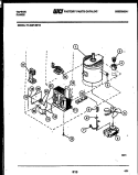 POWER CONTROL Diagram and Parts List for 77-4957-32-10  Tappan Range