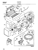 ICE MAKER Diagram and Parts List for FRS26ZNHQ2  Frigidaire Refrigerator