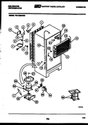 SYSTEM AND AUTOMATIC DEFROST PARTS Diagram and Parts List for TGK180EN3D  Kelvinator Refrigerator